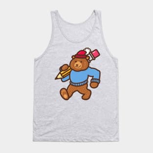 The Pencil Bear Tank Top